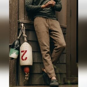 Taylor Stitch The Apres Pant In Cypress Sashiko Organic Cotton XL